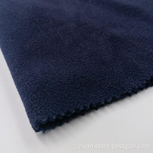 Polare Fleece-Stoffe aus massivem gebürstetem Polyester mit niedrigem MOQ